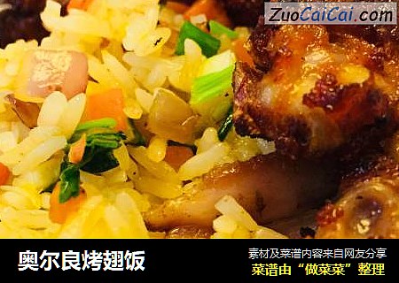 奥尔良烤翅饭