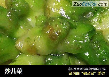炒儿菜