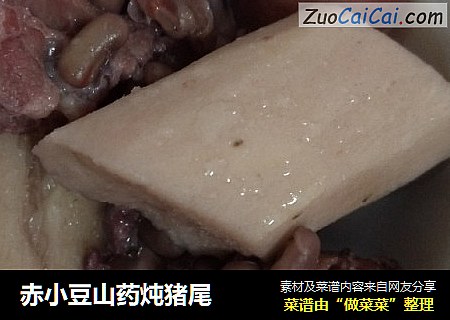 赤小豆山药炖猪尾