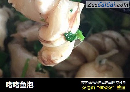 啫啫鱼泡