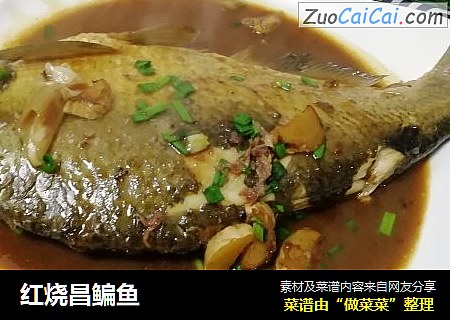 红烧昌鳊鱼