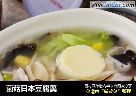 菌菇日本豆腐羹