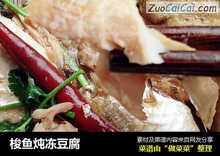 梭鱼炖冻豆腐