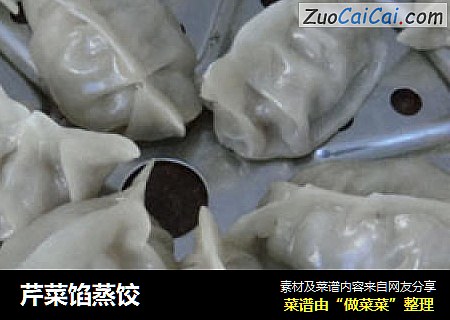 芹菜馅蒸饺