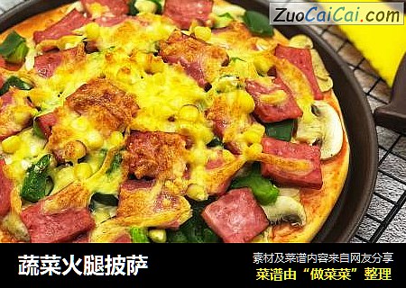 蔬菜火腿披萨