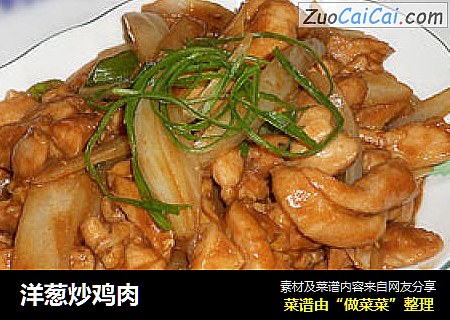 洋葱炒鸡肉