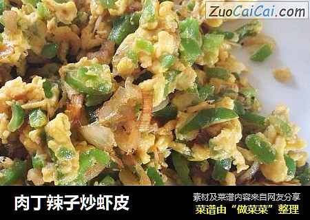肉丁辣子炒虾皮