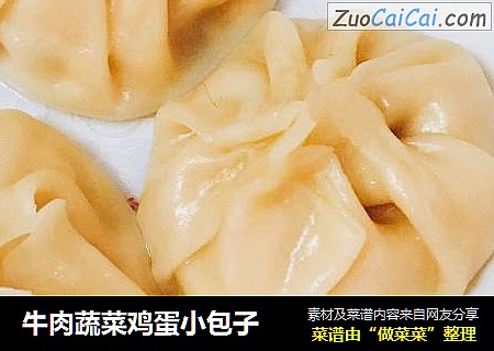 牛肉蔬菜鸡蛋小包子