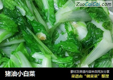 猪油小白菜