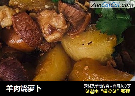 羊肉烧萝卜