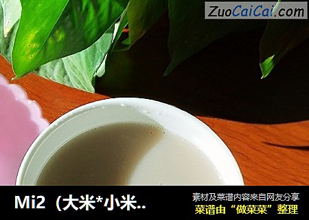 Mi2（大米*小米）浆