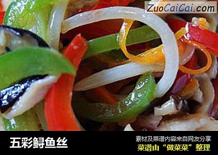 五彩鲟鱼丝