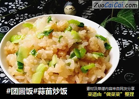 #团圆饭#蒜苗炒饭