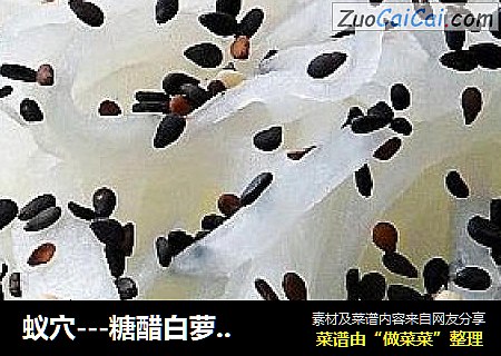 蚁穴---糖醋白萝卜丝