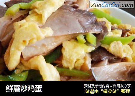 鲜蘑炒鸡蛋