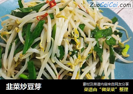 韭菜炒豆芽