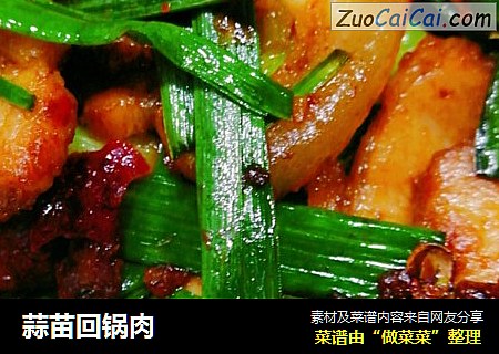 蒜苗回锅肉
