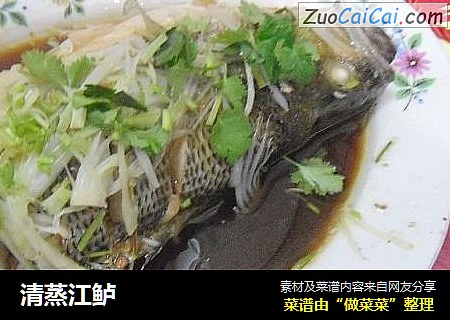 清蒸江鲈