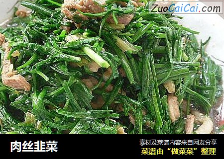 肉丝韭菜