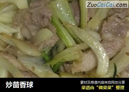 炒茴香球