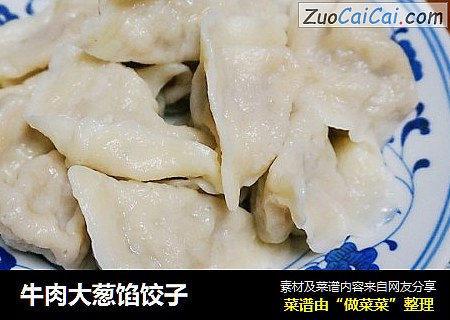 牛肉大葱馅饺子