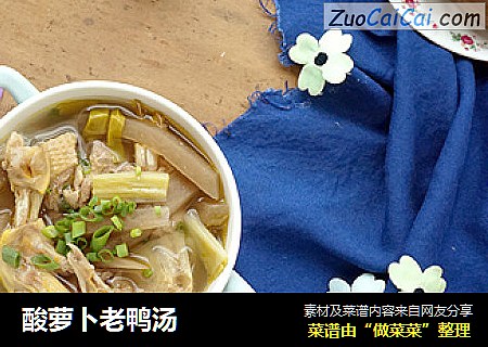 酸萝卜老鸭汤