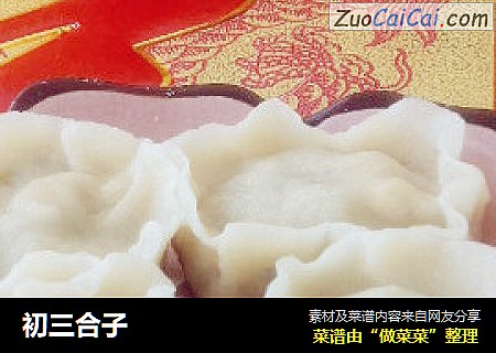 初三合子