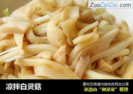 凉拌白灵菇