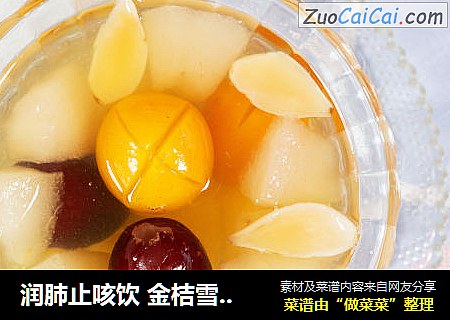 润肺止咳饮 金桔雪梨汤