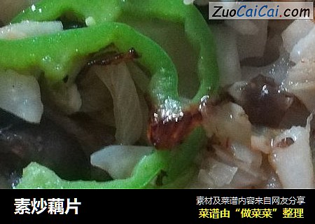 素炒藕片