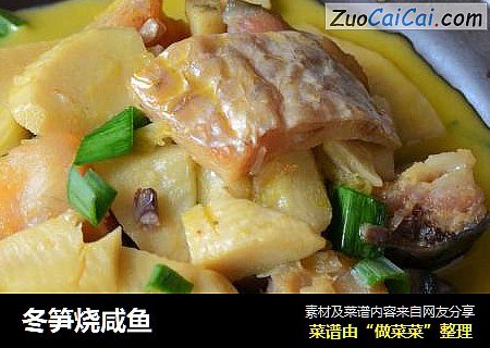 冬笋烧咸鱼
