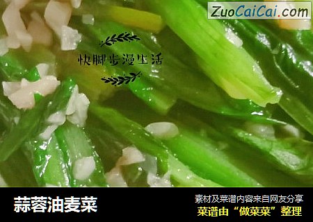 蒜蓉油麦菜
