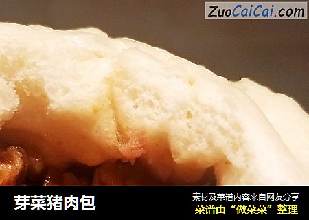 芽菜猪肉包