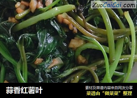 蒜香红薯叶