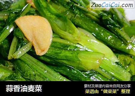 蒜香油麦菜