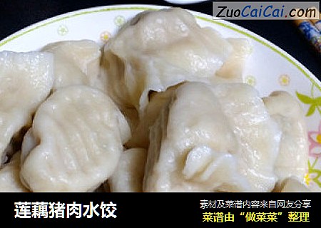 莲藕猪肉水饺