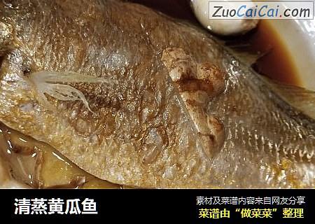 清蒸黄瓜鱼