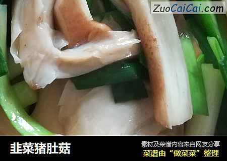 韭菜猪肚菇