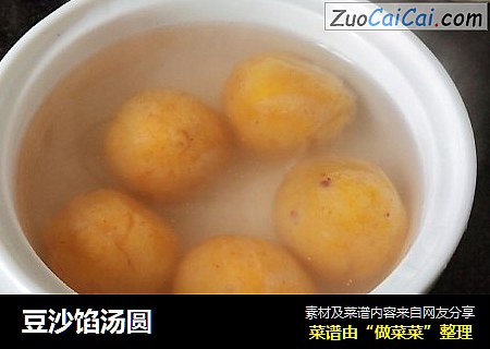 豆沙馅汤圆