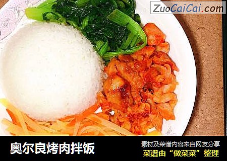 奥尔良烤肉拌饭