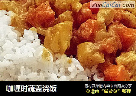 咖喱时蔬盖浇饭