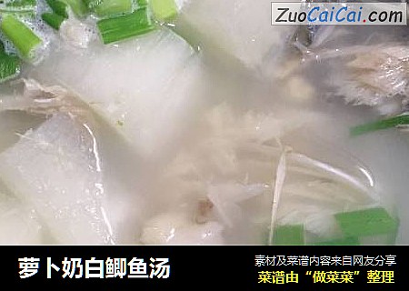 萝卜奶白鲫鱼汤