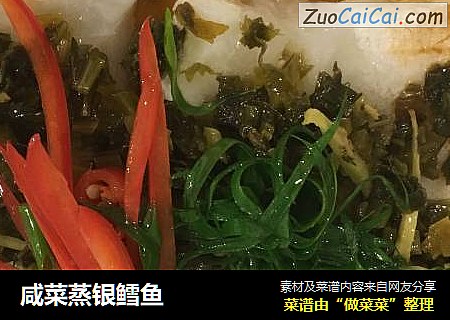 咸菜蒸银鳕鱼