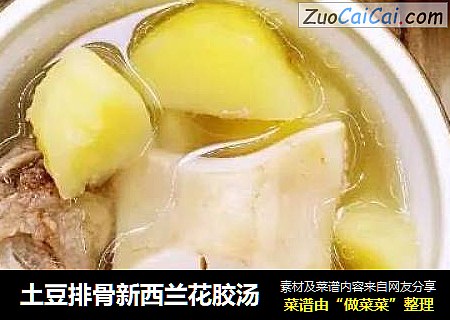 土豆排骨新西兰花胶汤