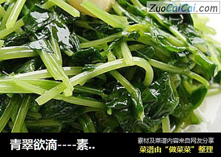 青翠欲滴----素炒豌豆苗
