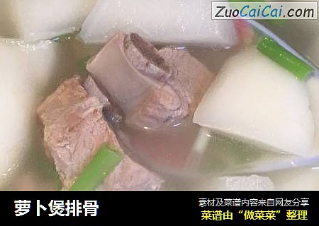 萝卜煲排骨