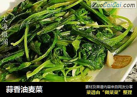 蒜香油麦菜