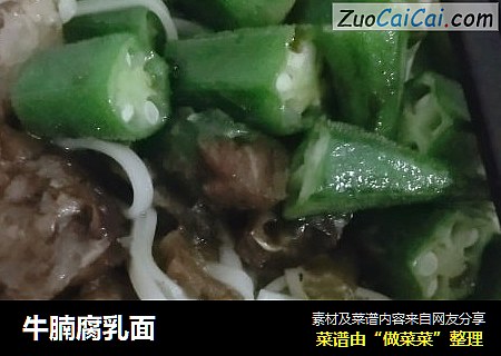 牛腩腐乳面
