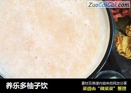 养乐多柚子饮