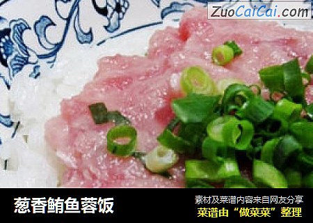 葱香鲔鱼蓉饭